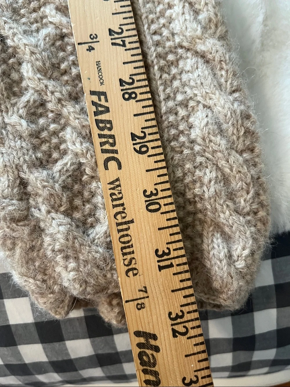 J. Crew Oarsman 100% WOOL Fisherman Sweater Beige/Oatmeal Men's Size Large